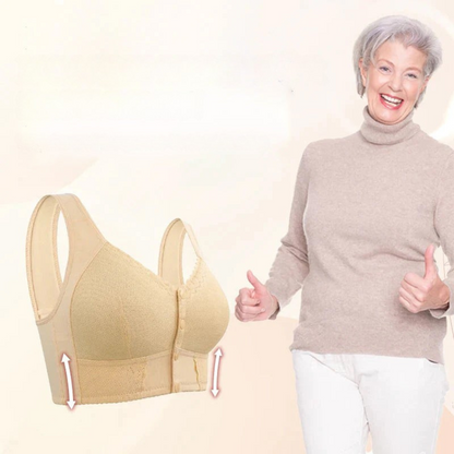 Wireless Bra Comfort Front Clasp Smoothing Back Moulded Cups - Image 4