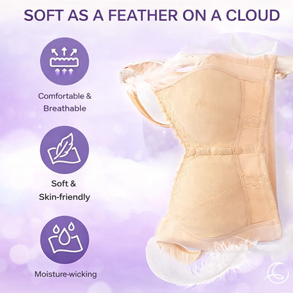 Wireless Bra Comfort Front Clasp Smoothing Back Moulded Cups - Image 7