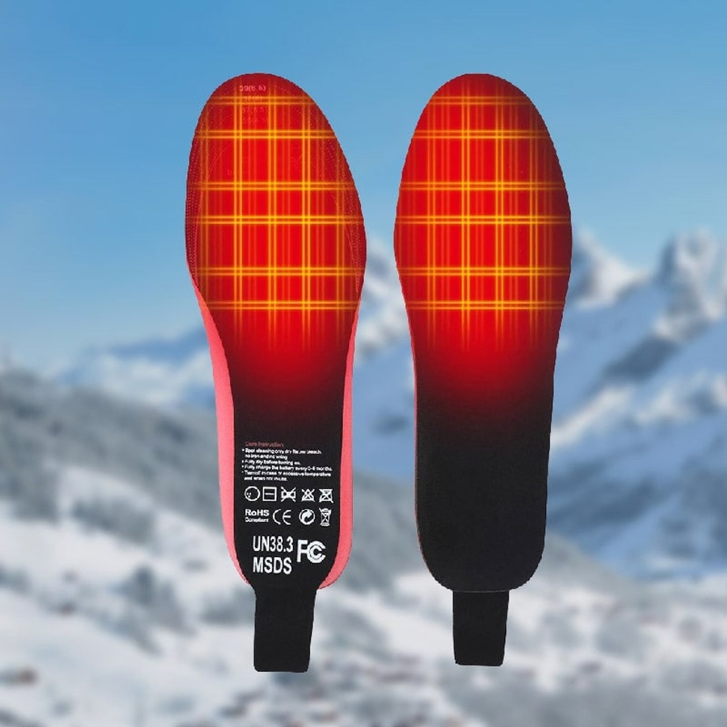 Wireless Heated Shoe Insoles With Remote Control And Arch Support Electric Warm Inserts With USB Charging - Image 7