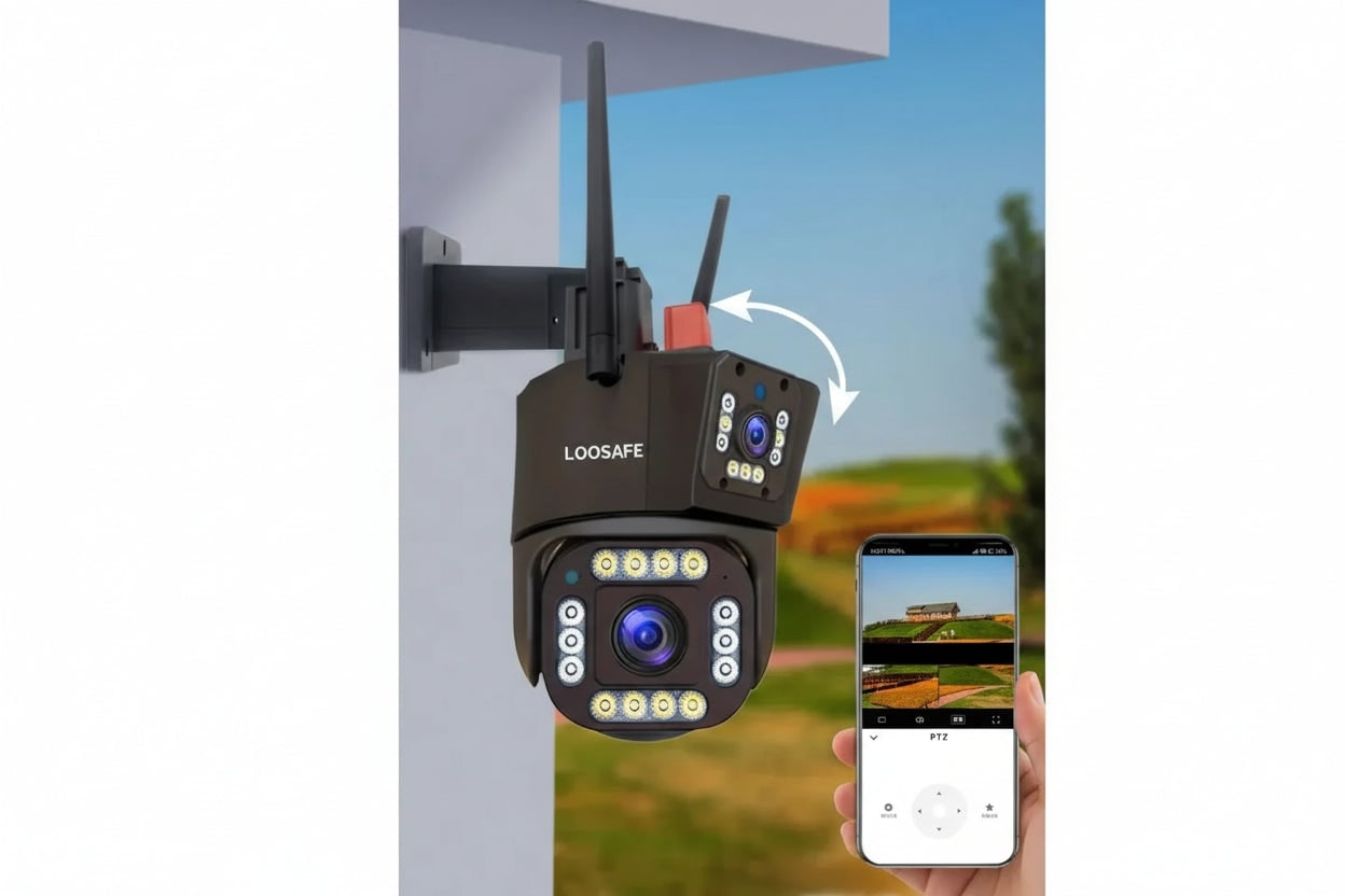 Wireless Security Camera With Solar Panel 4g Or WIFI Connection Intelligent Motion And Human Detection - Image 7