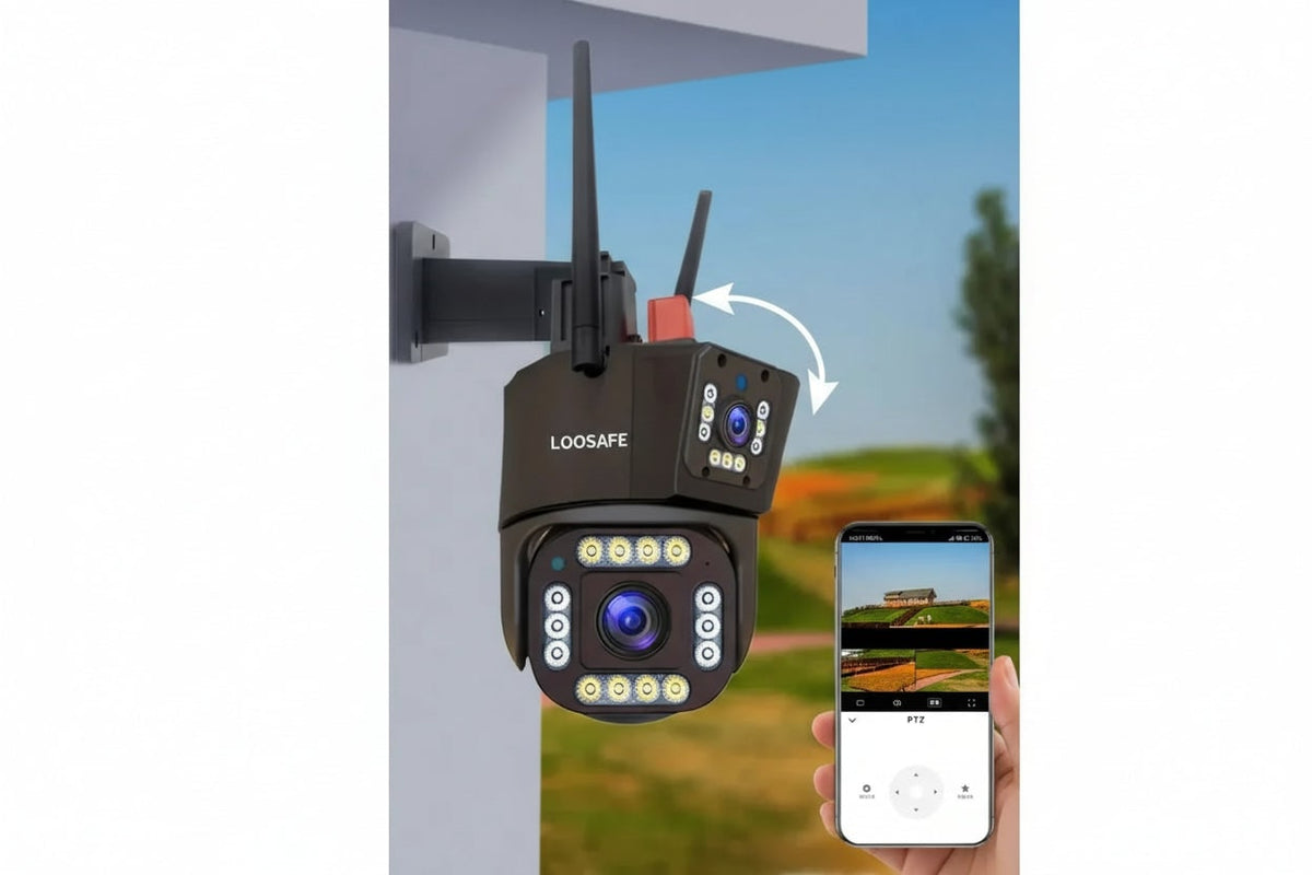 Wireless Security Camera With Solar Panel 4g Or WIFI Connection Intelligent Motion And Human Detection - Image 7