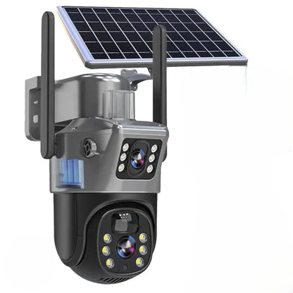 Wireless Security Camera With Solar Panel 4g Or WIFI Connection Intelligent Motion And Human Detection - Image 1