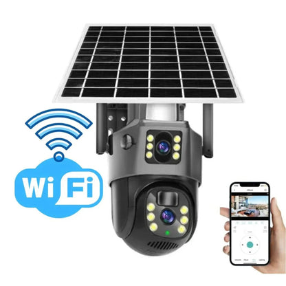 Wireless Security Camera With Solar Panel 4g Or WIFI Connection Intelligent Motion And Human Detection - Image 5