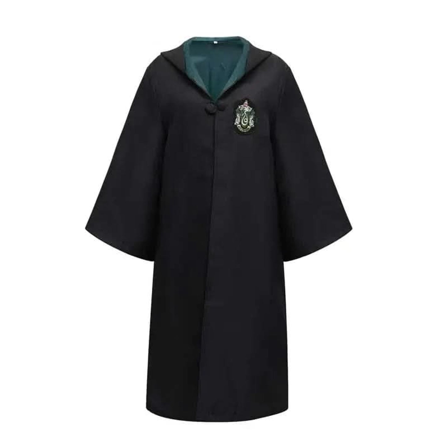Wizard Costume For Halloween Relaxed Long Robe Button-Front - Image 3