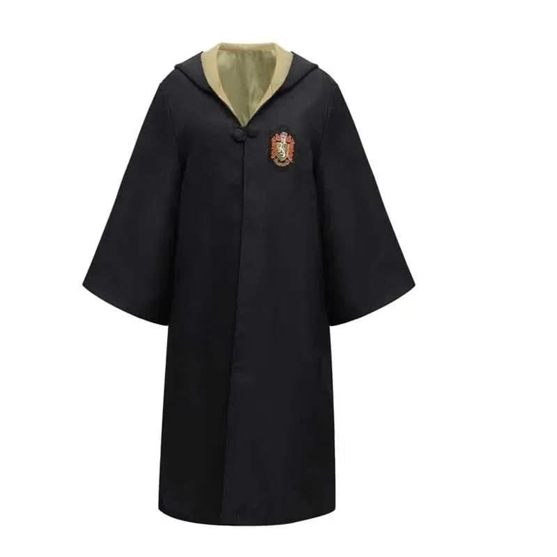 Wizard Costume For Halloween Relaxed Long Robe Button-Front - Image 4
