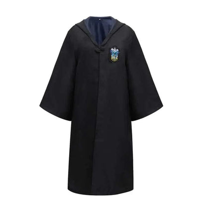 Wizard Costume For Halloween Relaxed Long Robe Button-Front - Image 5
