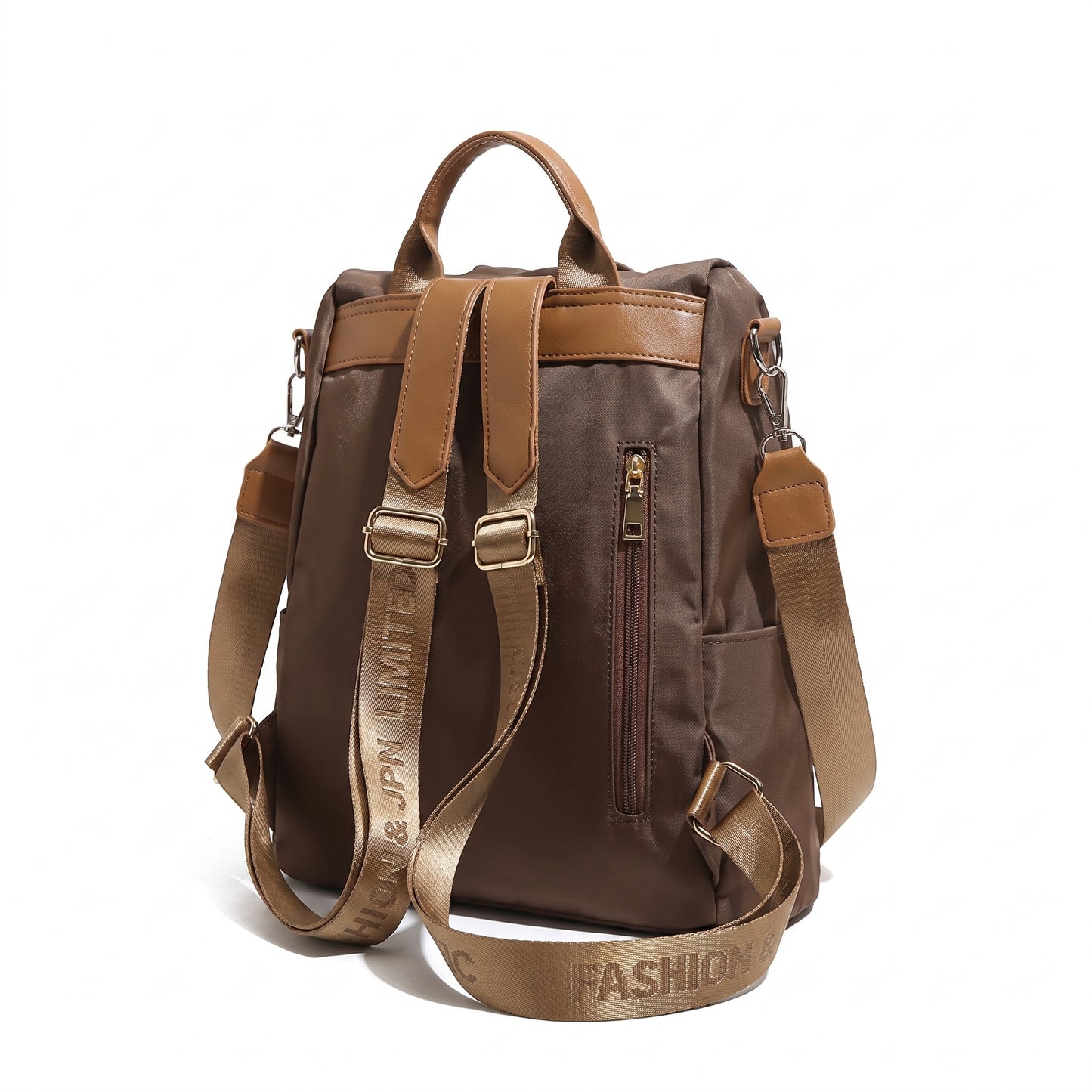 Backpack Anti-Theft Stylish Nylon Convertible - angle