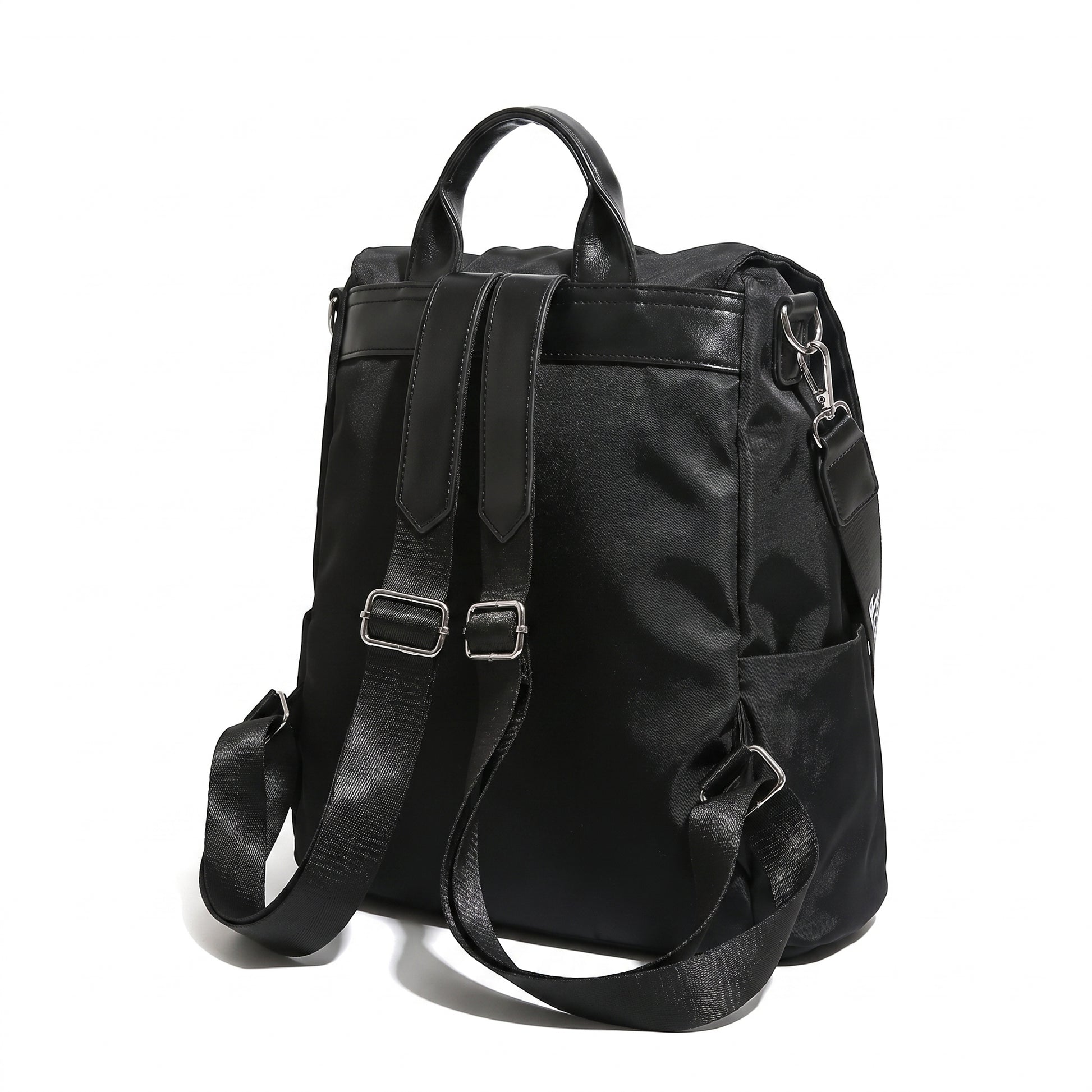 Backpack Anti-Theft Stylish Nylon Convertible - angle