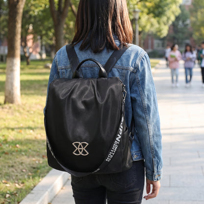 Backpack Anti-Theft Stylish Nylon Convertible - in-use