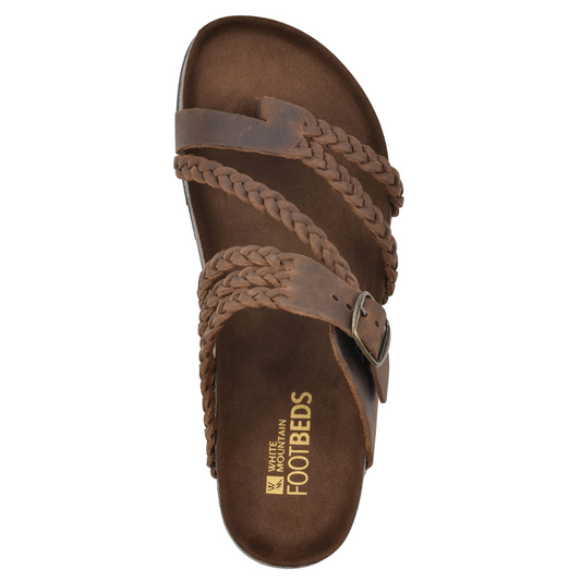 Women's Braided Strap Flat Sandals | Buckle Closure - Image 2