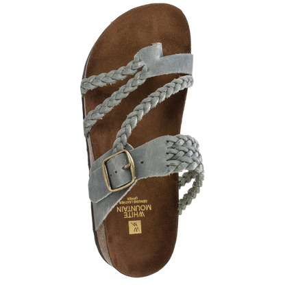 Women's Braided Strap Flat Sandals | Buckle Closure - Image 3