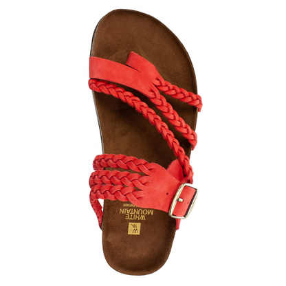 Women's Braided Strap Flat Sandals | Buckle Closure - Image 4
