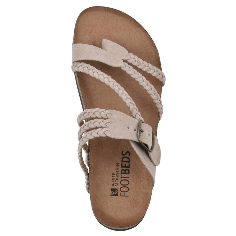 Women's Braided Strap Flat Sandals | Buckle Closure - Image 5