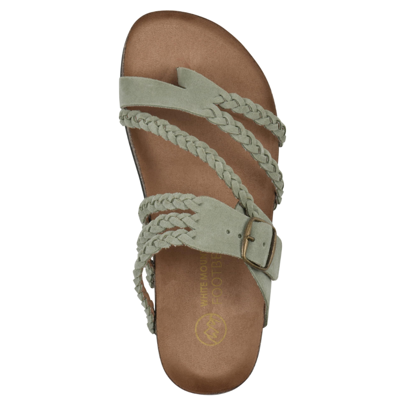Women's Braided Strap Flat Sandals | Buckle Closure - Image 6