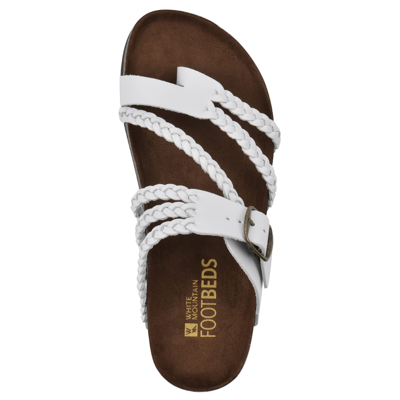 Women's Braided Strap Flat Sandals | Buckle Closure - Image 7