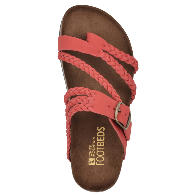Women's Braided Strap Flat Sandals | Buckle Closure - Image 8
