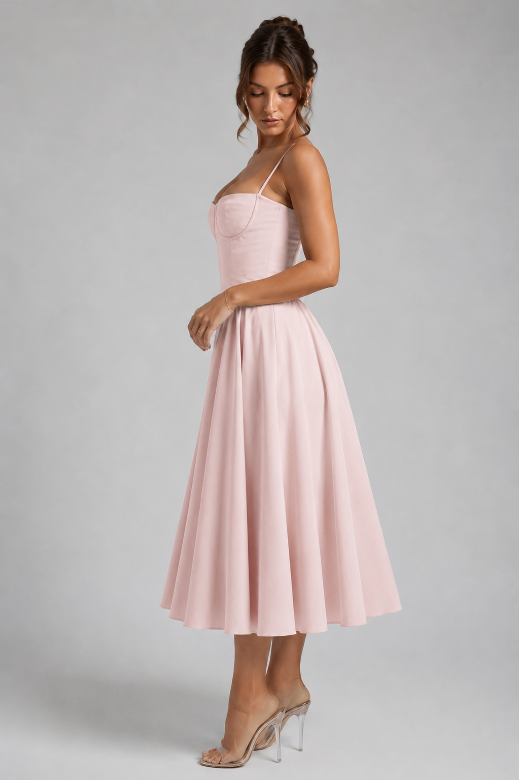 Women's Corset Midi Dress - Image 2