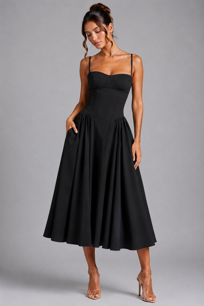 Women's Corset Midi Dress - Image 4