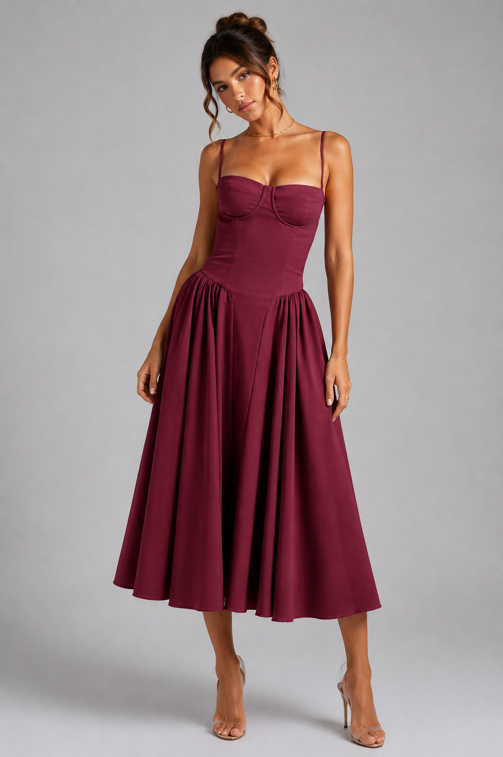 Women's Corset Midi Dress - Image 6
