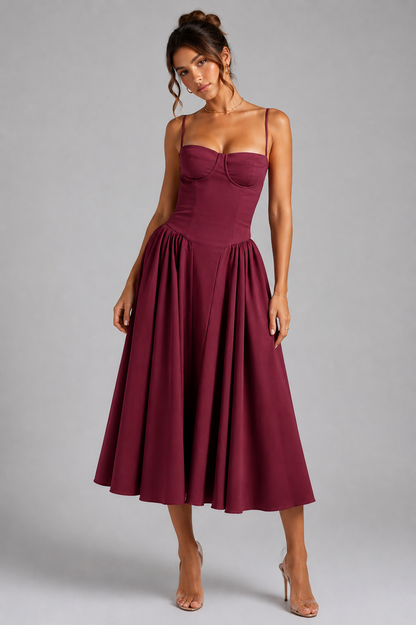 Women's Corset Midi Dress - Image 6