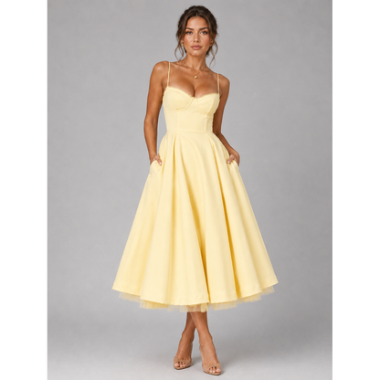 Women's Corset Midi Dress Full - Image 5