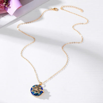 Women's Evil Eye Necklace | Pendant Necklace with Gemstones - Image 12