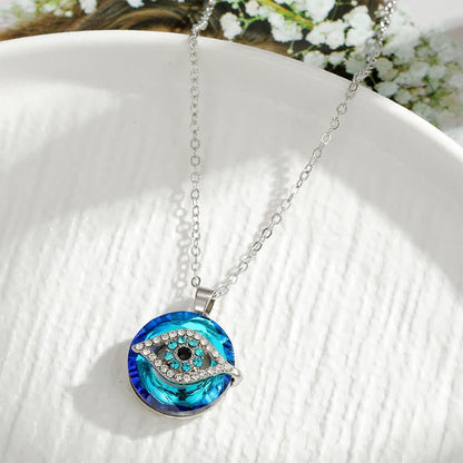 Women's Evil Eye Necklace | Pendant Necklace with Gemstones - Image 6