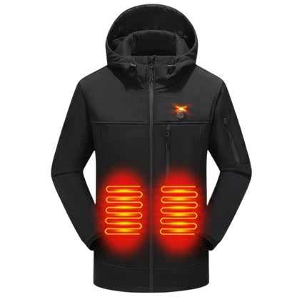 Women's Heated Jacket Full Zip Softshell With USB Power And Multiple Heating Zones - Image 3