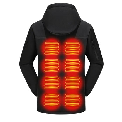 Women's Heated Jacket Full Zip Softshell With USB Power And Multiple Heating Zones - Image 4