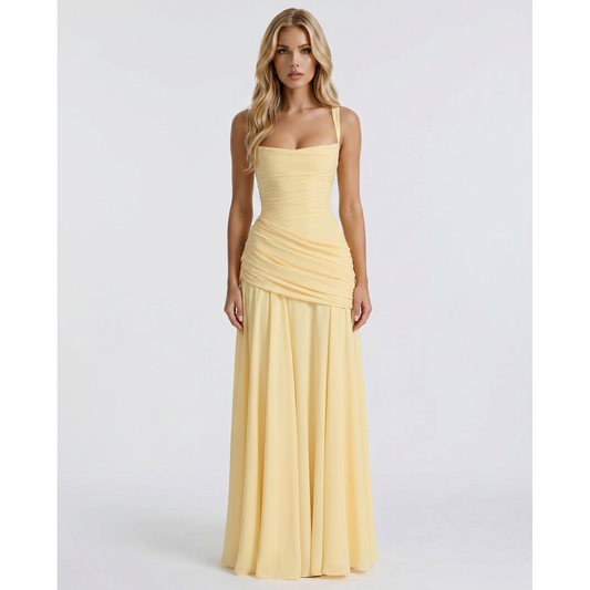 Women's Maxi Dress Sleeveless Ruched | Formal Party Dress - Image 1