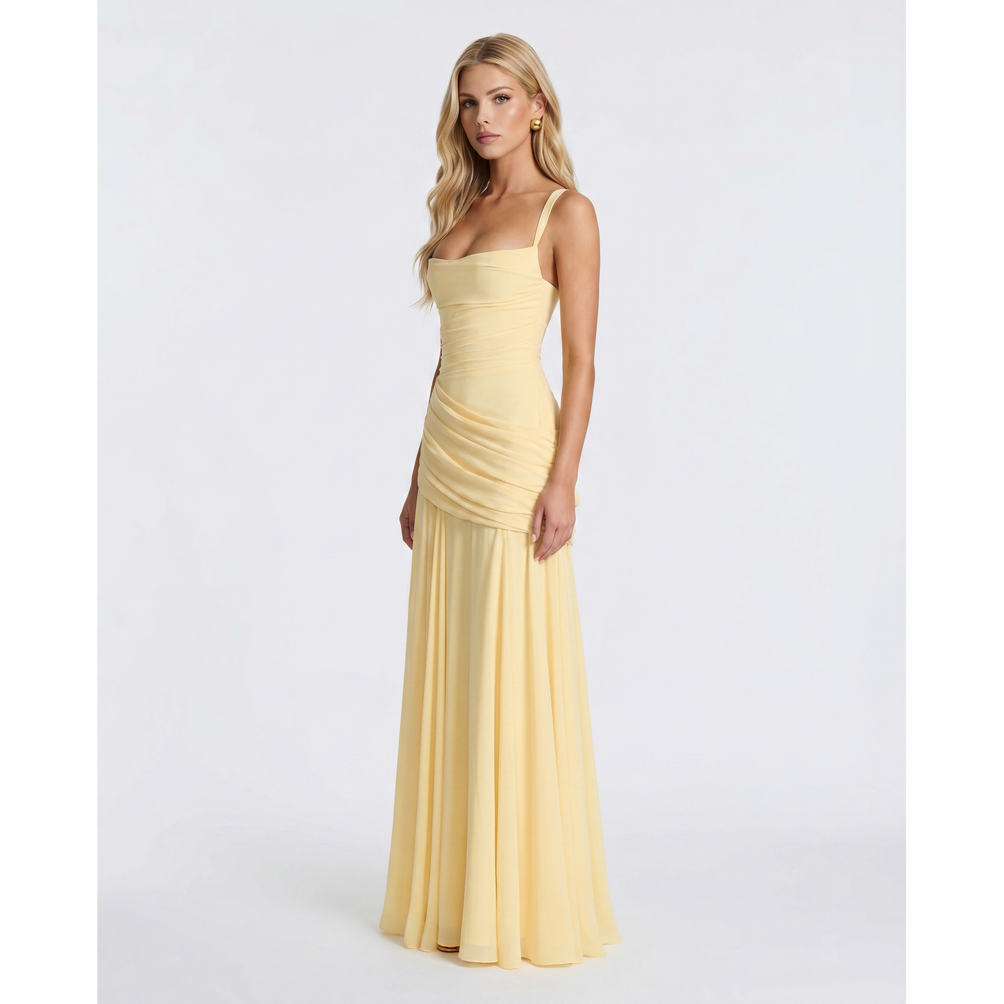 Women's Maxi Dress Sleeveless Ruched | Formal Party Dress - Image 3