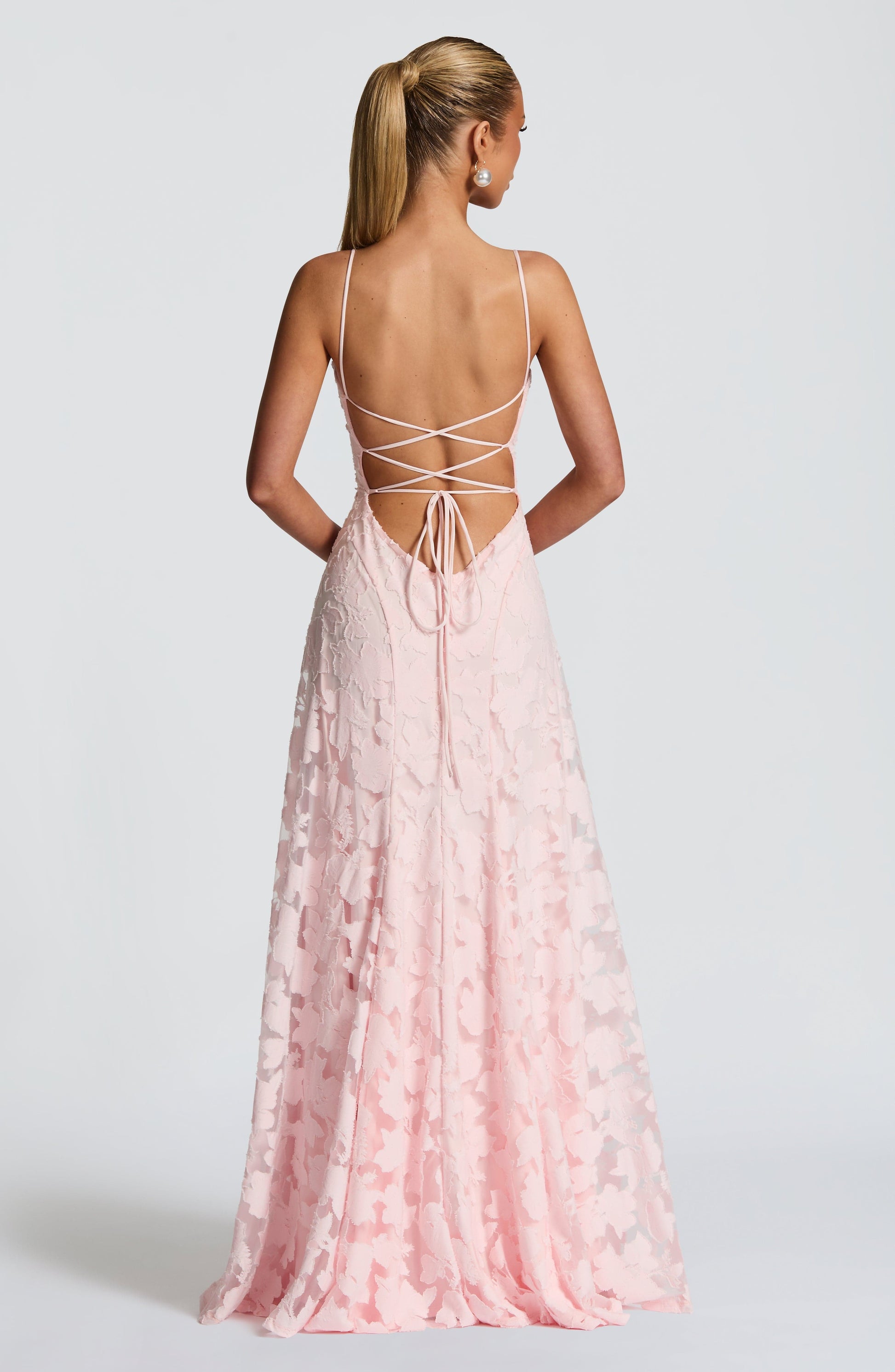 Women's Maxi Dress Spaghetti Strap Cowl Neck | Floral Long Gown - Image 16