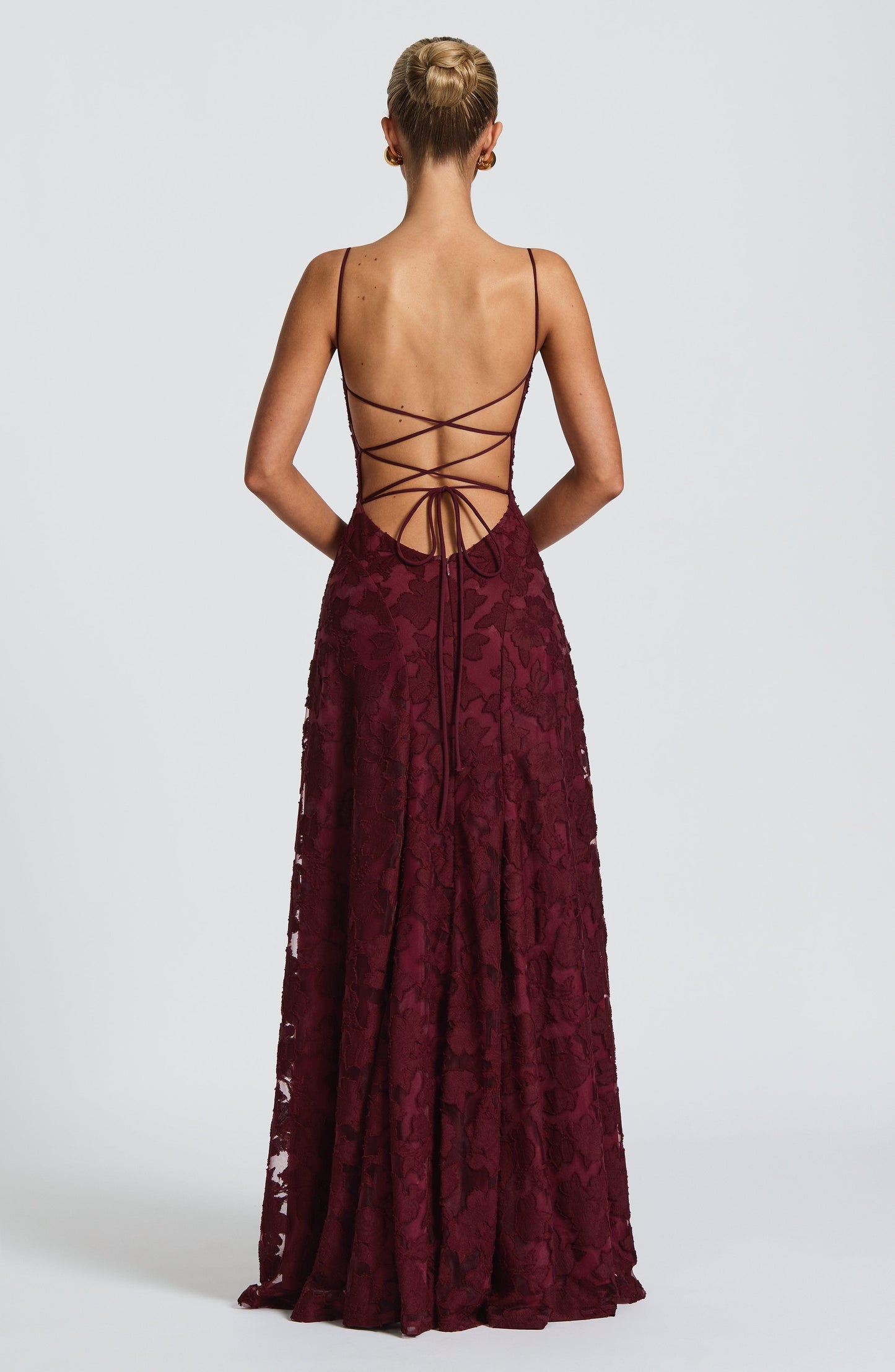 Women's Maxi Dress Spaghetti Strap Cowl Neck | Floral Long Gown - Image 19
