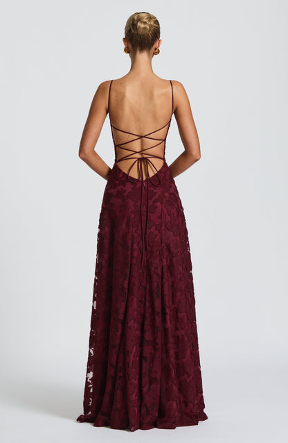 Women's Maxi Dress Spaghetti Strap Cowl Neck | Floral Long Gown - Image 19