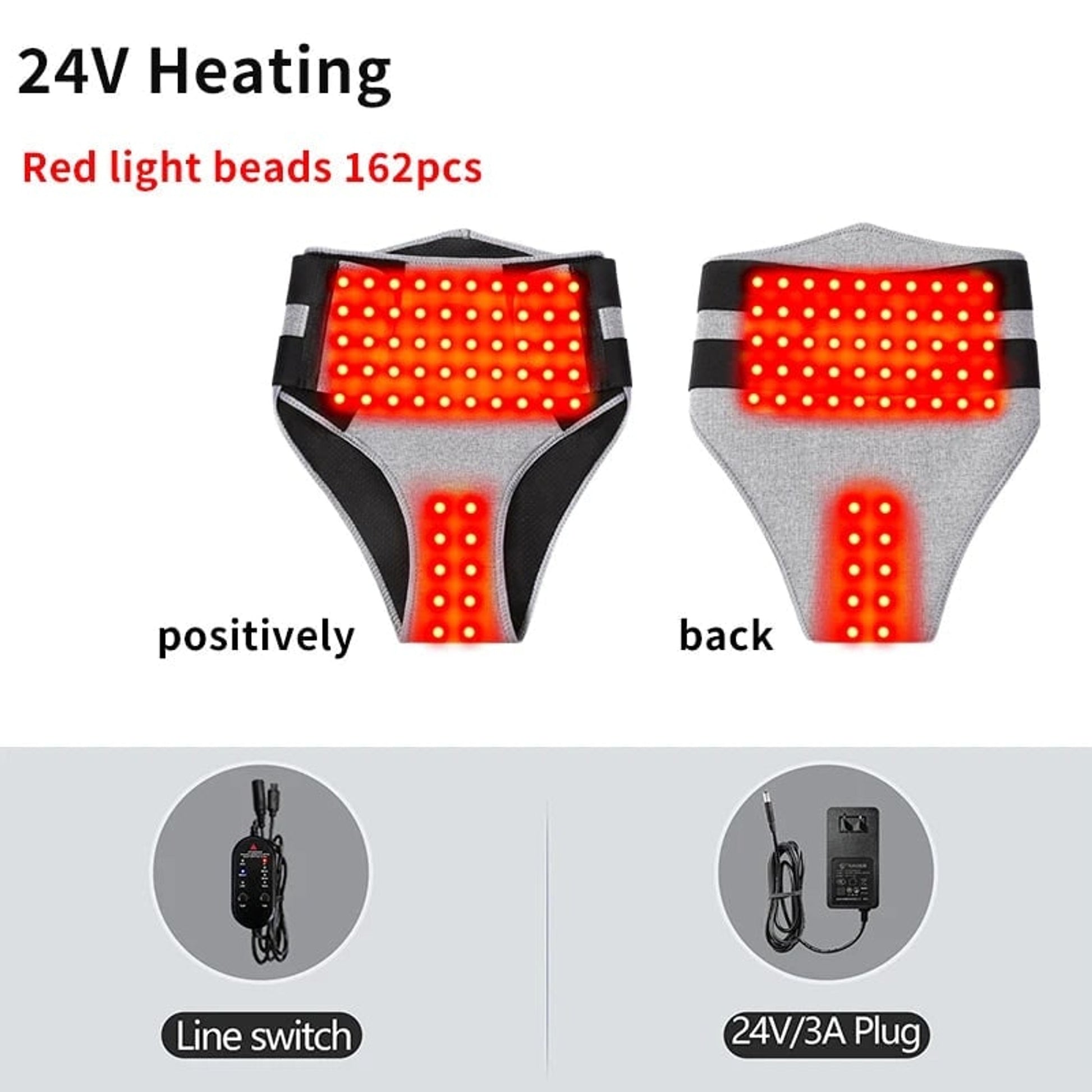Women's Menstrual Heating Pad For Cramps Electric Wearable Abdominal Lower Back Wrap With Vibration Modes And Adjustable Straps - Image 13