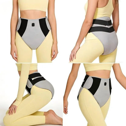 Women's Menstrual Heating Pad For Cramps Electric Wearable Abdominal Lower Back Wrap With Vibration Modes And Adjustable Straps - Image 5