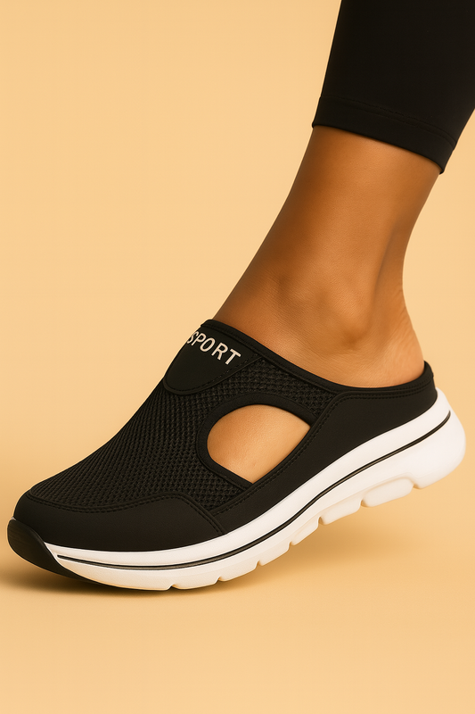 Women's Mules Shoes Women Comfort Sporty Slip-On Mesh - Image 1