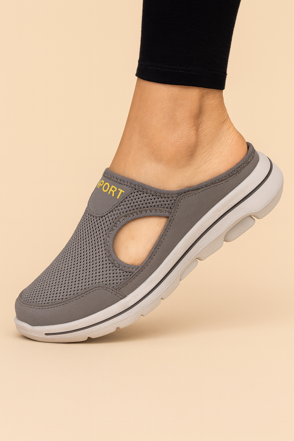 Women's Mules Shoes Women Comfort Sporty Slip-On Mesh - Image 3