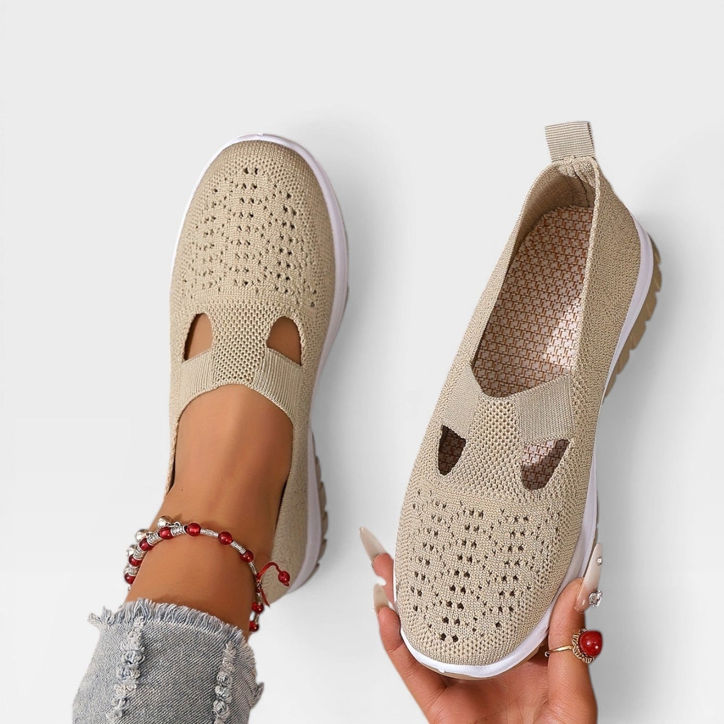Women's Slip-On Walking Shoes Cushioned | Casual Slip on Shoes - Image 6