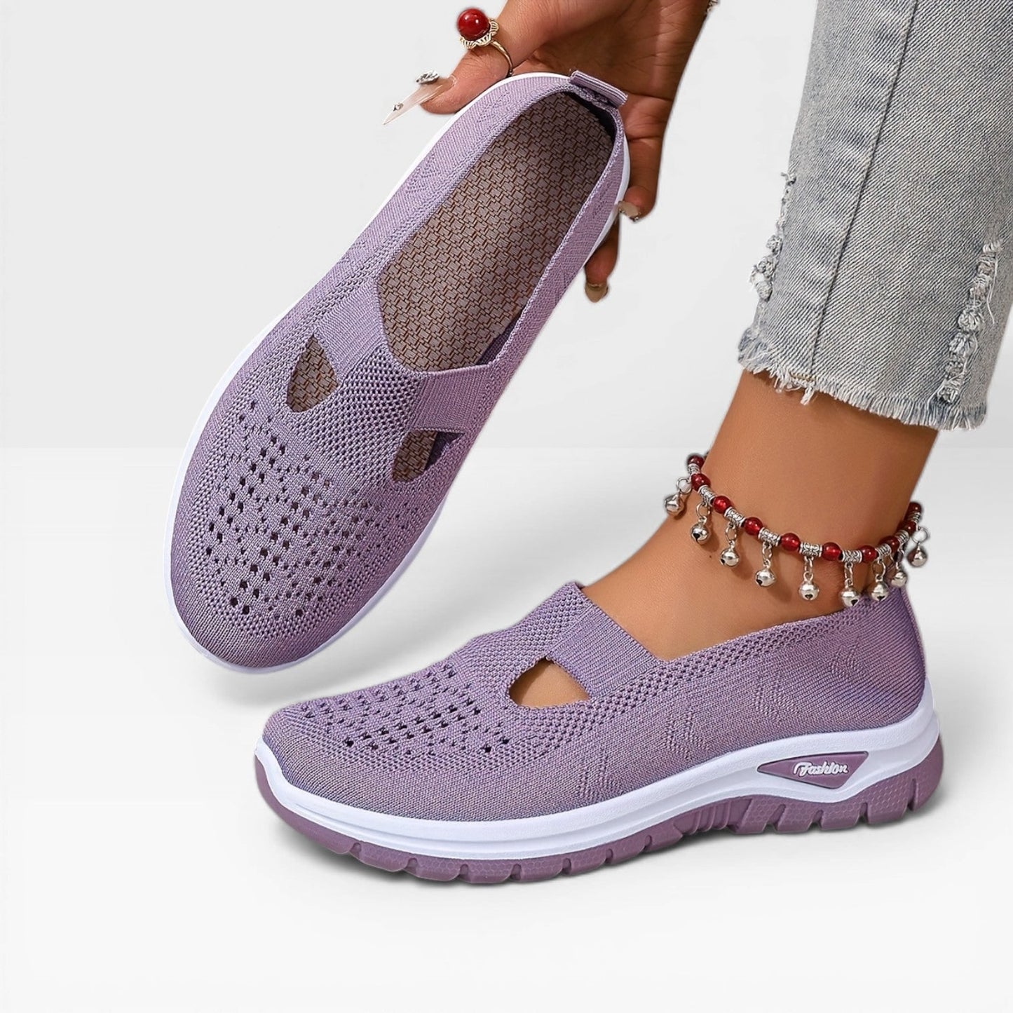 Women's Slip-On Walking Shoes Cushioned | Casual Slip on Shoes - Image 7