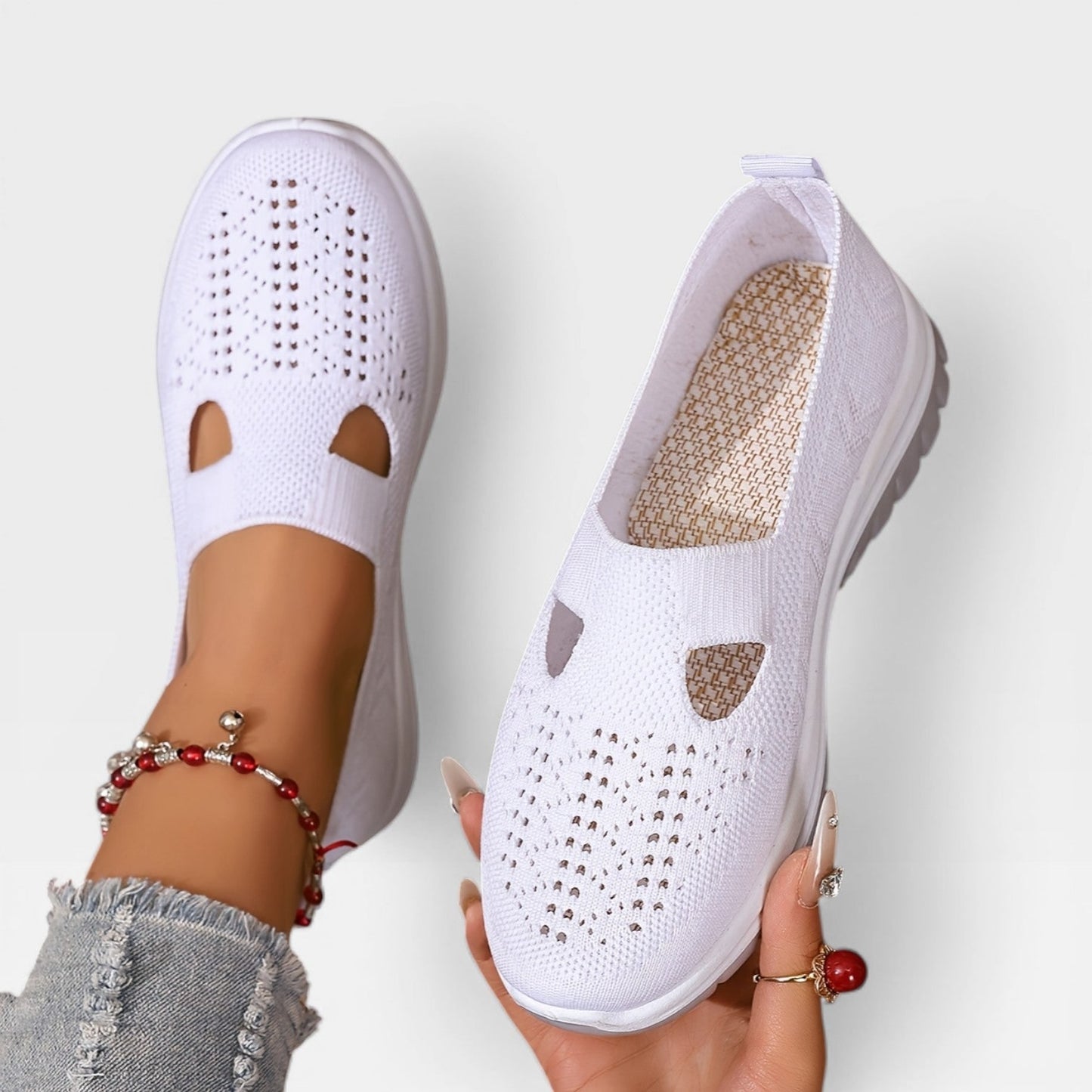 Women's Slip-On Walking Shoes Cushioned | Casual Slip on Shoes - Image 8
